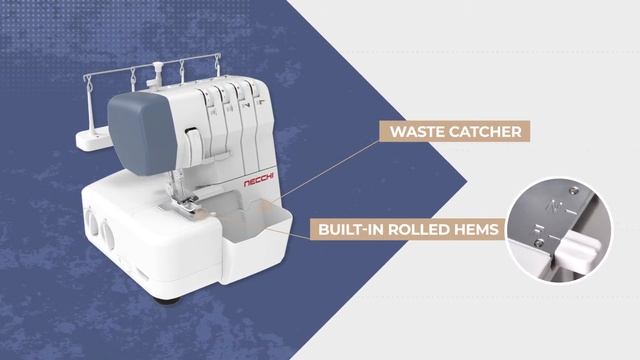 NECCHI Overlock NL11C - Experience the joy of creating! смотреть онлайн