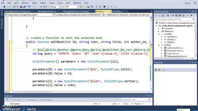 C# Project Tutorial - Create a Library Management System Using C# And MySQL - [ Part 12 ] смотреть онлайн