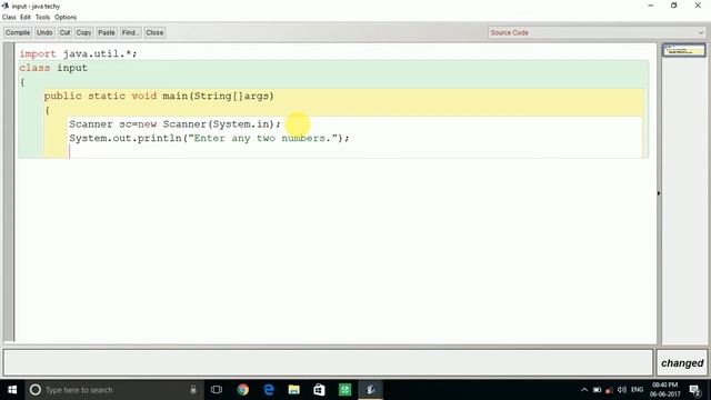Input in Java смотреть онлайн