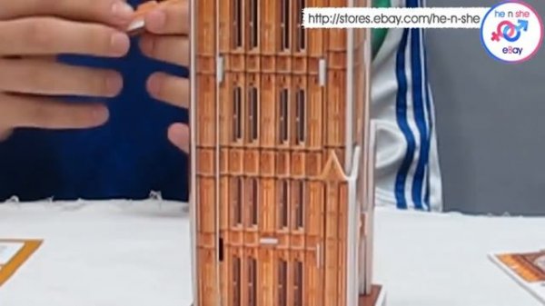Big Ben London 3D Puzzle-Video demo tutorial now ready!