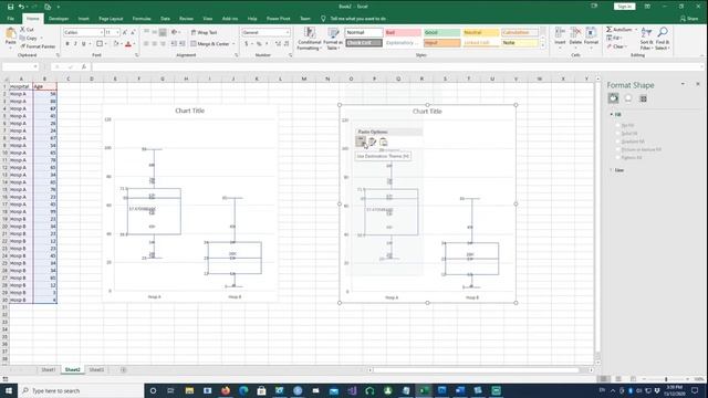 Excel - Create Boxplot in Excel using exclusive and inclusive median options. смотреть онлайн