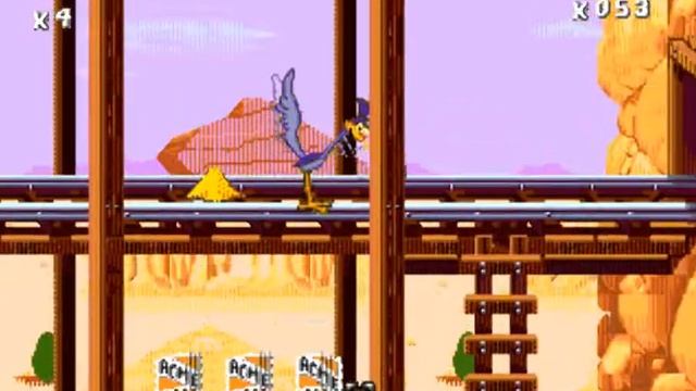 [SMD] Desert Demolition (roadrunner) (1994) walkthrough прохождение смотреть онлайн
