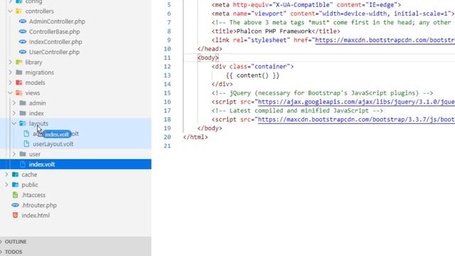 How to manage Phalcon layouts for multi-users admin, user, guest смотреть онлайн