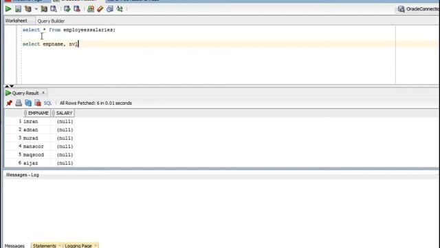 NVL SQL NULL Function смотреть онлайн
