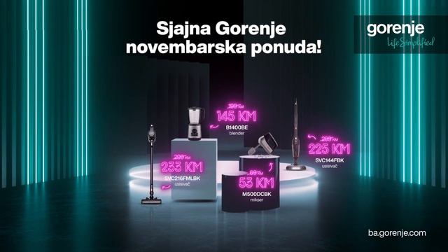 Gorenje Black November akcijska ponuda - mali kućni aparati 2022 смотреть онлайн