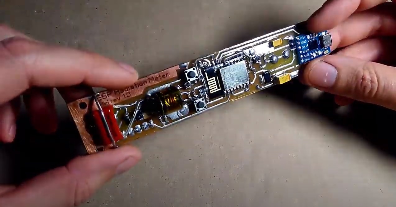 Дозиметр для умного дома на ESP8266