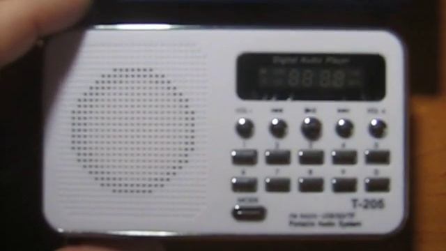 Радиоприемник T-205 с MP3 плеером смотреть онлайн