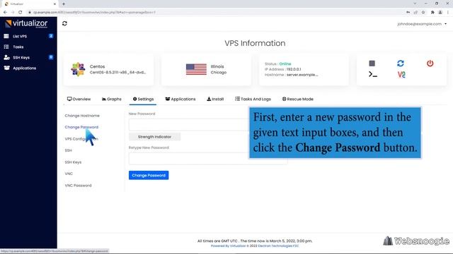 How to Change Your VPS OS Root or Admin Password Using Virtualizor - Websnoogie смотреть онлайн