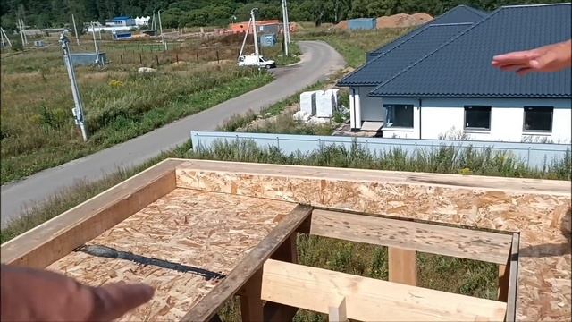 Начинаем делать леса. Покрываем крышу праймером. смотреть онлайн