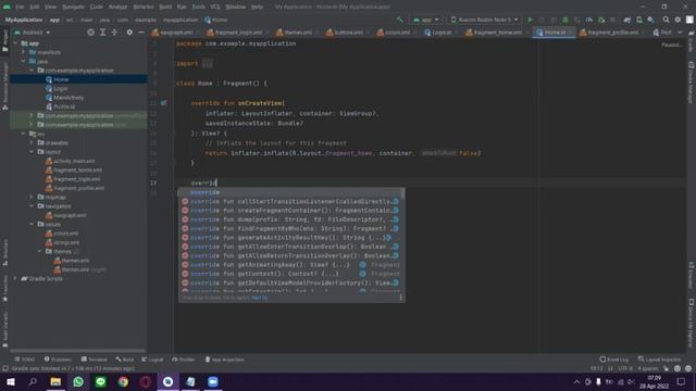 Tutorial android studio Kotlin, passing data fragment to fragment dan simple validation login form смотреть онлайн