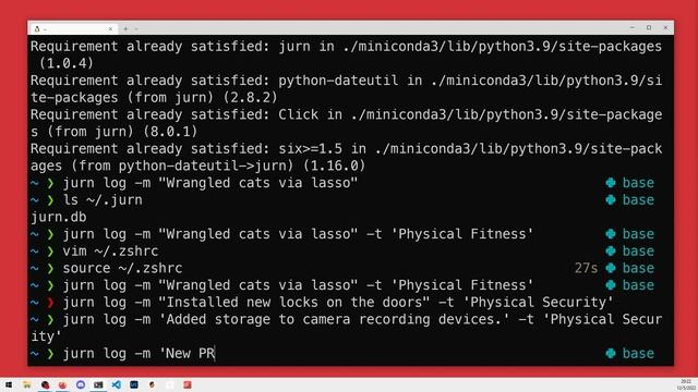 Keeping a dev/work journal in the CLI with jurn смотреть онлайн