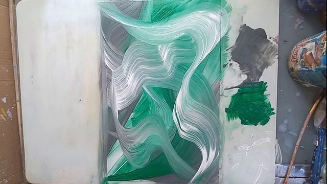 Daisies on Green Abstract Background/Маргаритки на зелен Абстрактен фон смотреть онлайн