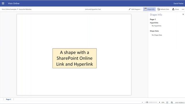 Following Links And Hyperlinks In Visio Online смотреть онлайн