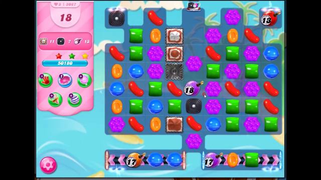Candy Crush Saga 3087 Level No Boosters
