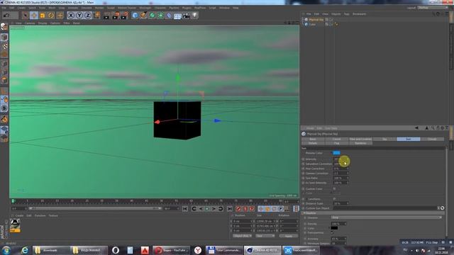 УРОК 07. Глобальные объекты в СИНЕМА 4Д / Global object in CINEMA 4D смотреть онлайн