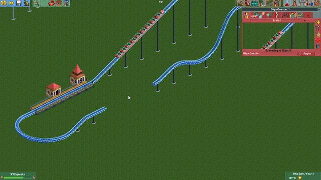 Crazy Portal Rollercoaster 🚪 OpenRCT2 Tutorial [EN] смотреть онлайн