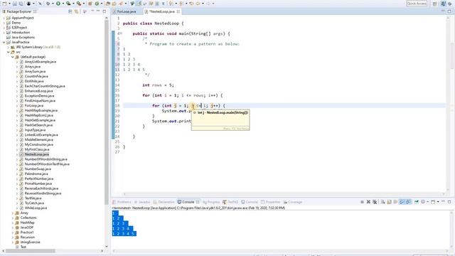 Java Loops-Part3: What is Nested loop in Java? How loop within loop works? смотреть онлайн
