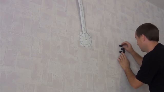 Часы 3D клеятся на стену. Большие. смотреть онлайн