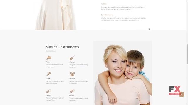 Singerella - Music School WordPress Theme TMT | Free Template Michea смотреть онлайн