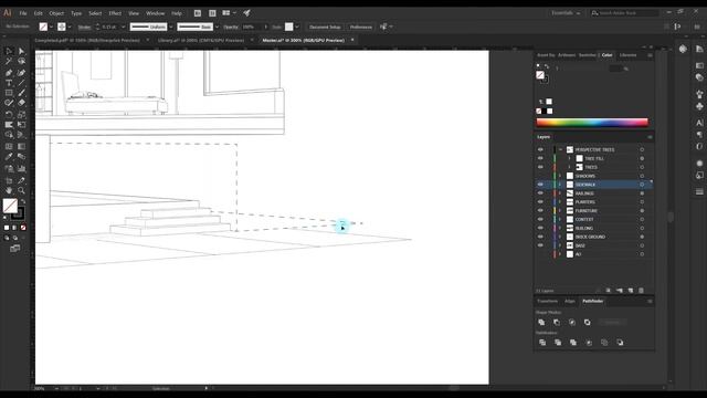 HOW TO: Perspective Section Drawing with SketchUp and Illustrator смотреть онлайн