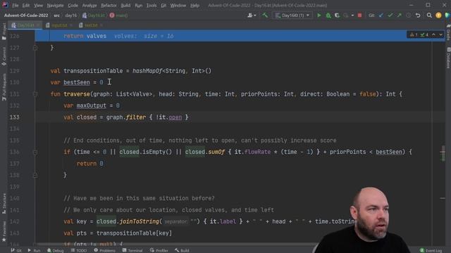 Advent of Code 2022 Day 16 - Kotlin (Proboscidea Volcanium) смотреть онлайн
