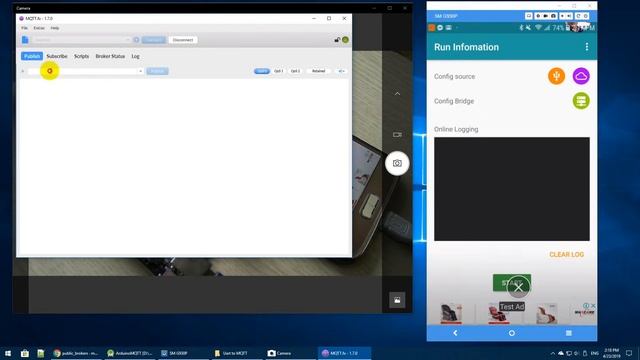 Example1 Control LED via MQTT смотреть онлайн