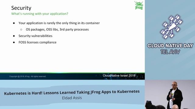 Kubernetes is hard! Lessons learned taking JFrog apps to K8s - Eldad Assis - CND Tel Aviv 2018 смотреть онлайн
