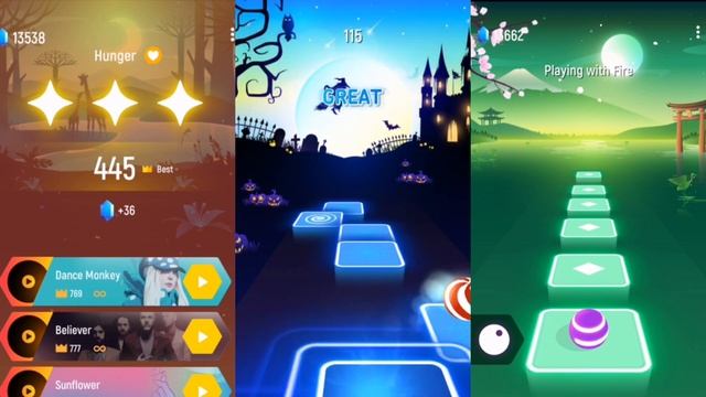 Tiles Hop Game|Music смотреть онлайн