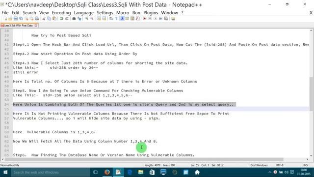 Less3.Post Method Sql Injection смотреть онлайн