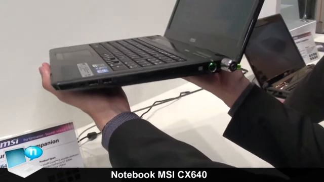 MSI CX640 con Sandy Bridge смотреть онлайн