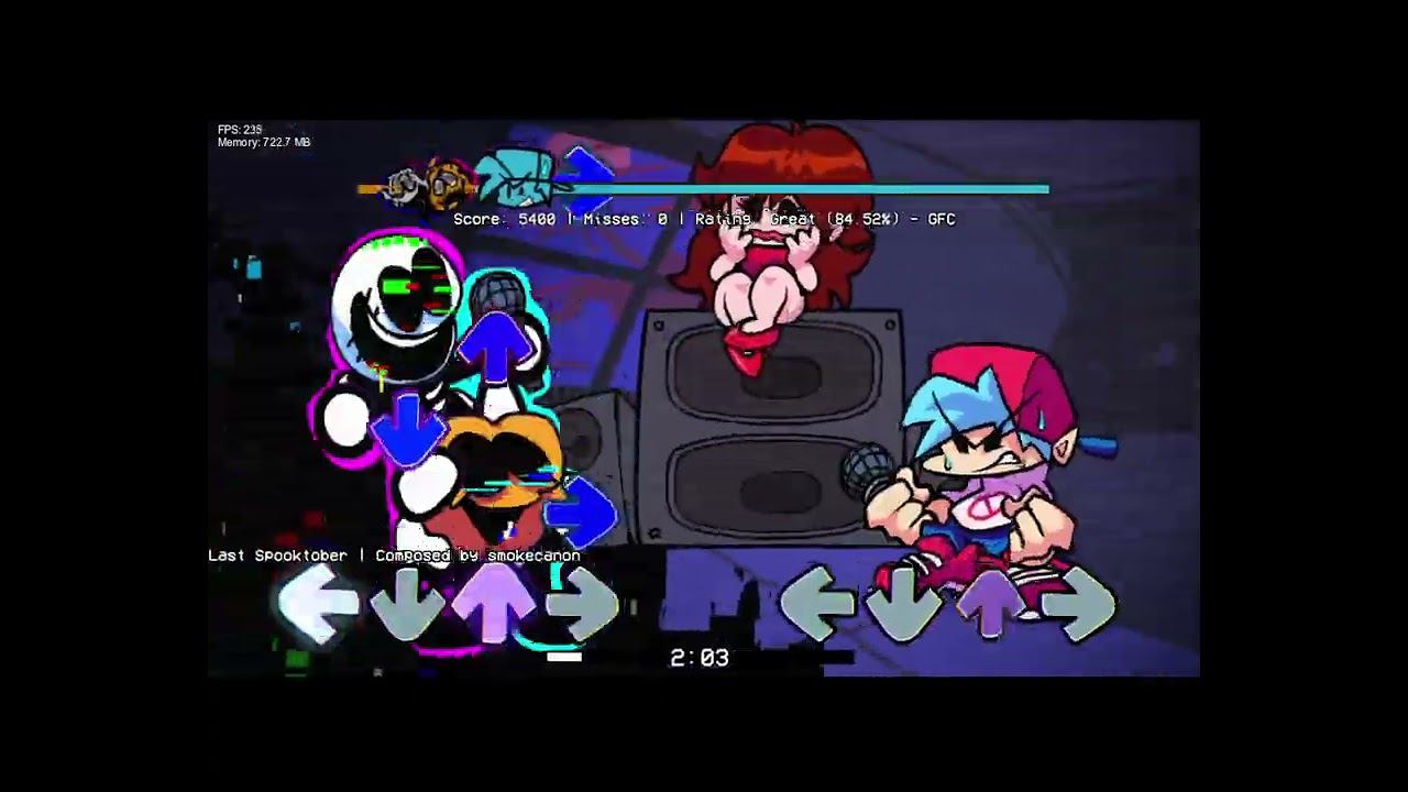 Проходим Corruption Fan Made заражение мод по Friday Night Funkin'