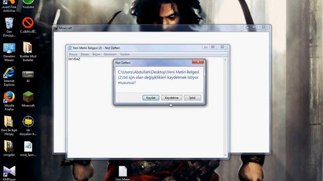 Minecraft lib dosyası hatası kesin çözüm смотреть онлайн
