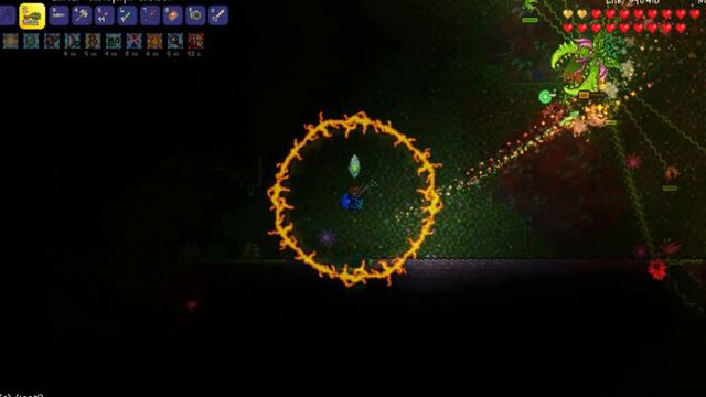 Terraria Plantera boss fight normal mode смотреть онлайн