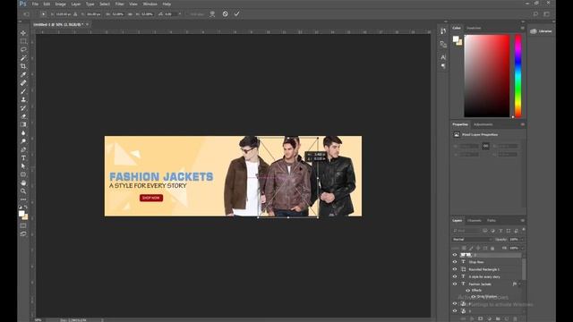How to make a gif banner in Photoshop cc 2017 смотреть онлайн
