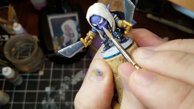 Miniature painting // Dark elves, dark palettes смотреть онлайн