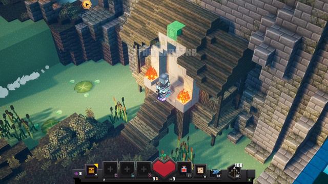 Майнкрафт Dungeons. Первый взгляд и башня. смотреть онлайн