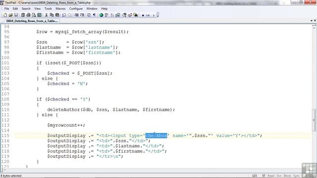 0804 Deleting Rows From A Table смотреть онлайн