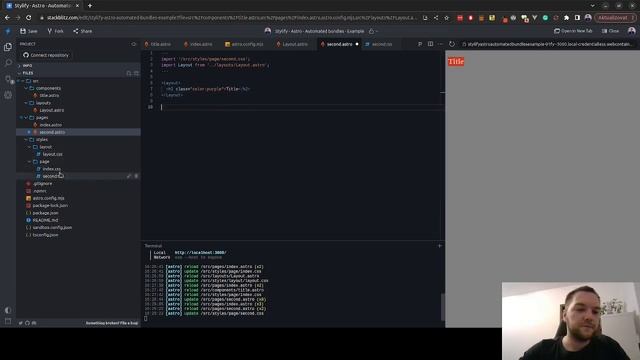 Automagic CSS Bundles splitting for each Page and Layout in Astro.build | Stylify CSS смотреть онлайн