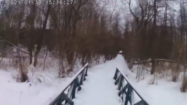 Зимние покатушки вдвоём на мотобуксировщике Snowdog (30.01.21) смотреть онлайн
