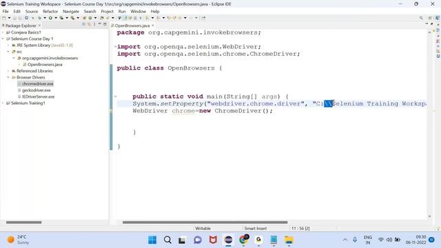 Day 14 Selenium Jars download & Invoke Browsers смотреть онлайн