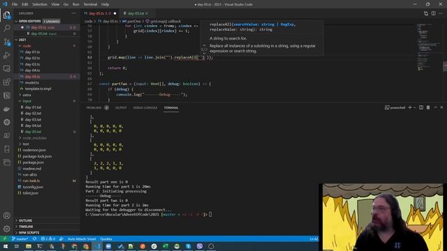 Advent of Code 2021 - Day 5 смотреть онлайн