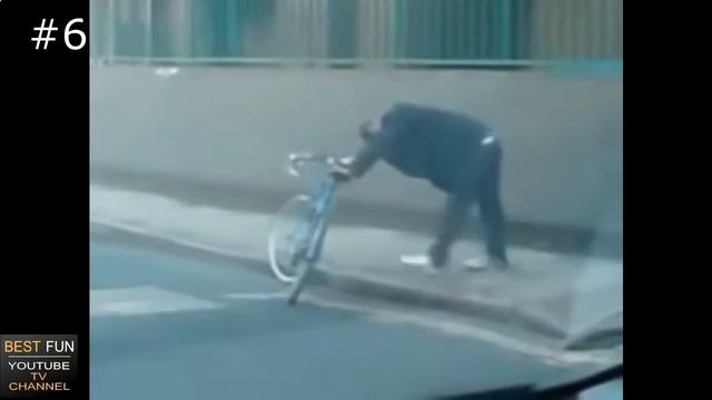 Пьяные велосипедисты. Ржу - не могу! Топ 10 смотреть онлайн