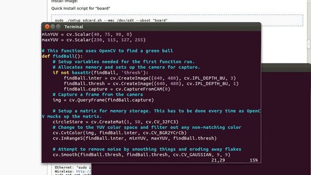 BYUI-Idaho ECEN 460 Installing ubuntu opencv and python on the beaglebone Part 2 смотреть онлайн