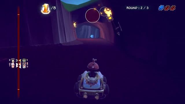 Garfield Kart Furious Racing - All 3 Puzzle Pieces - Spooky Manor смотреть онлайн
