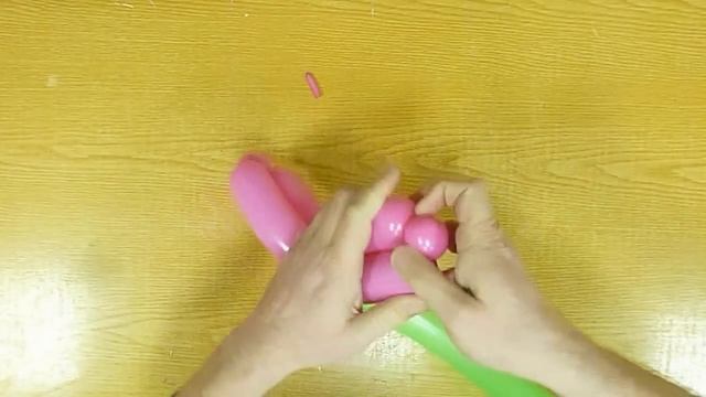 Цветок Тюльпан №2 из воздушных шаров смотреть онлайн