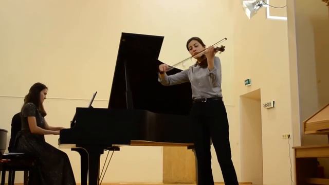 Равель, соната для скрипки и фортепиано, 1 часть