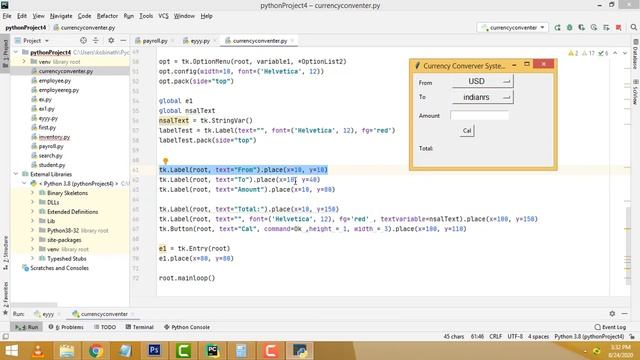 Currency Converter using Python смотреть онлайн