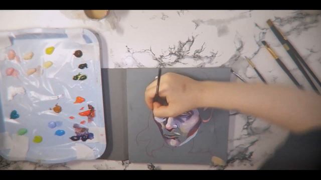 Портрет маслом | SpeedPaint | ЛУНА/Кристина Бардаш смотреть онлайн