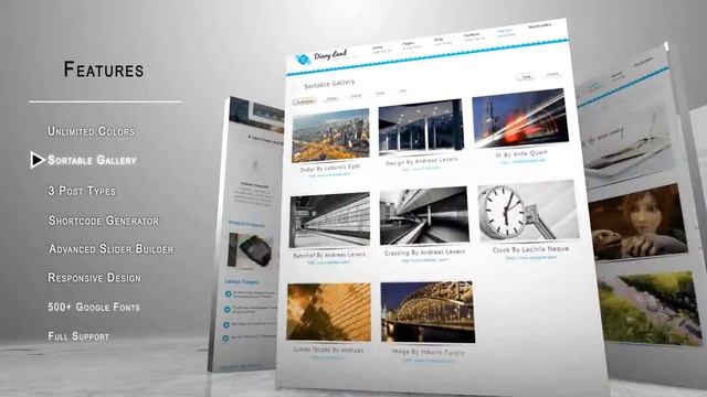 DiaryLand - Corporate Wordpress Responsive Theme смотреть онлайн