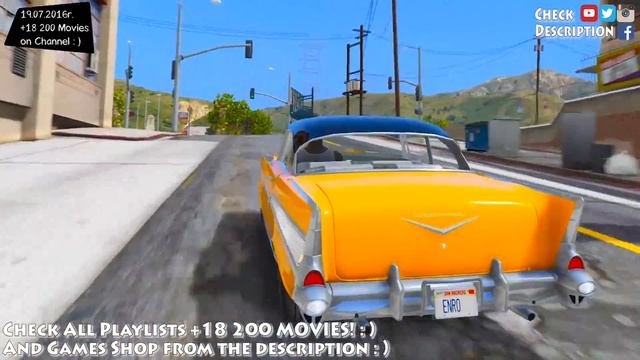 1957 Chevrolet Bel Air - GTA V MOD | 2.7K / 1440p ! _REVIEW смотреть онлайн